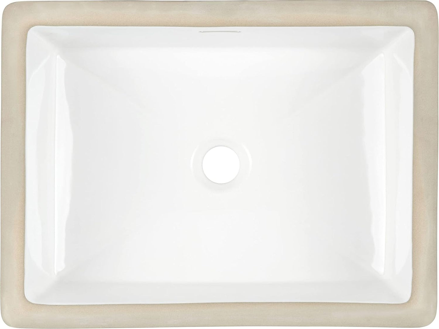 Signature Hardware 453258 Euric 20" Vitreous China Undermount Bathroom Sink