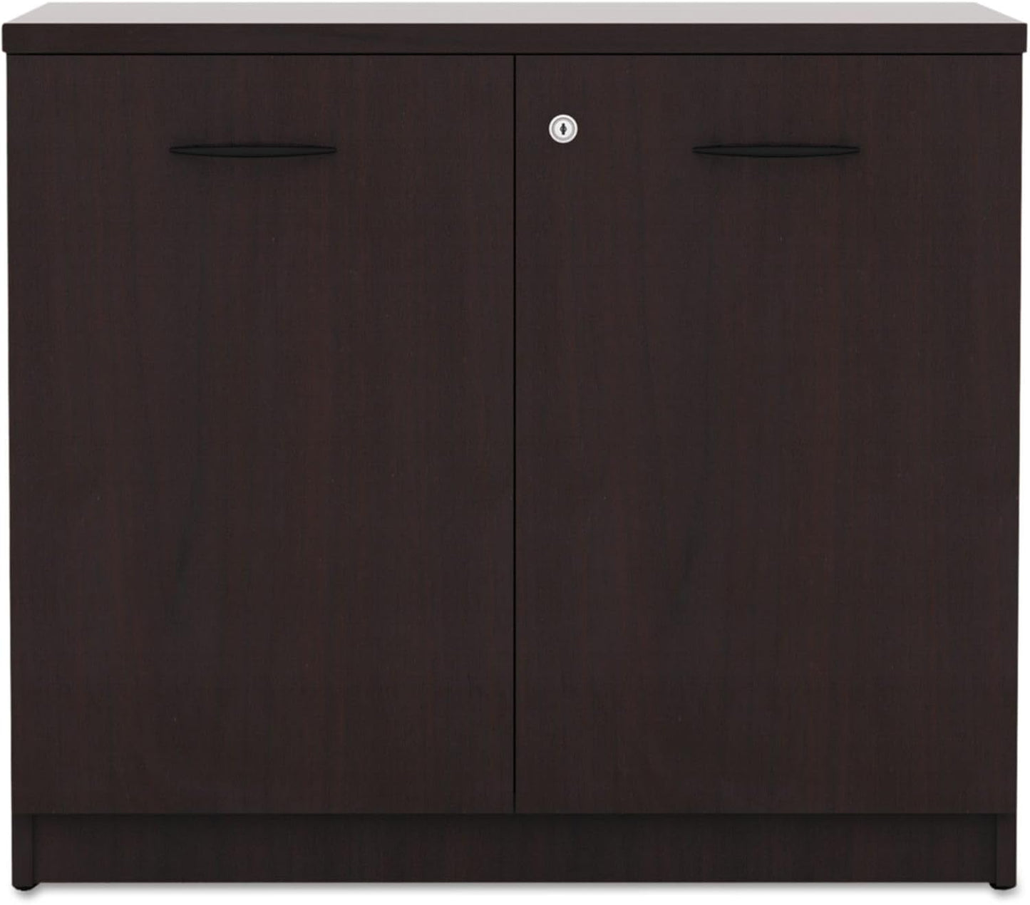 Alera Valencia Series 35 by 22 by 29-1/2-Inch Storage Cabinet with Adjustable Shelf, Mahogany