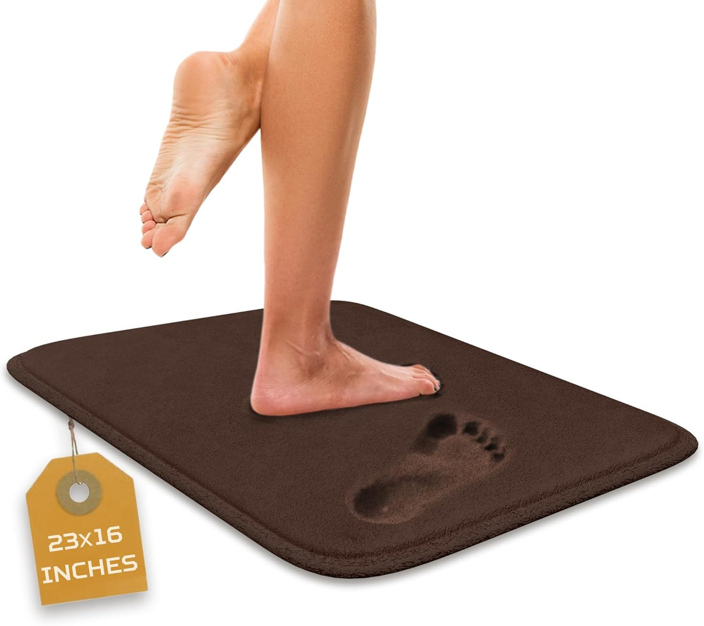 5-Piece Bathroom Rug Set - Memory Foam, Non-Slip, Machine Washable, Quick-Drying, Aqua Teal