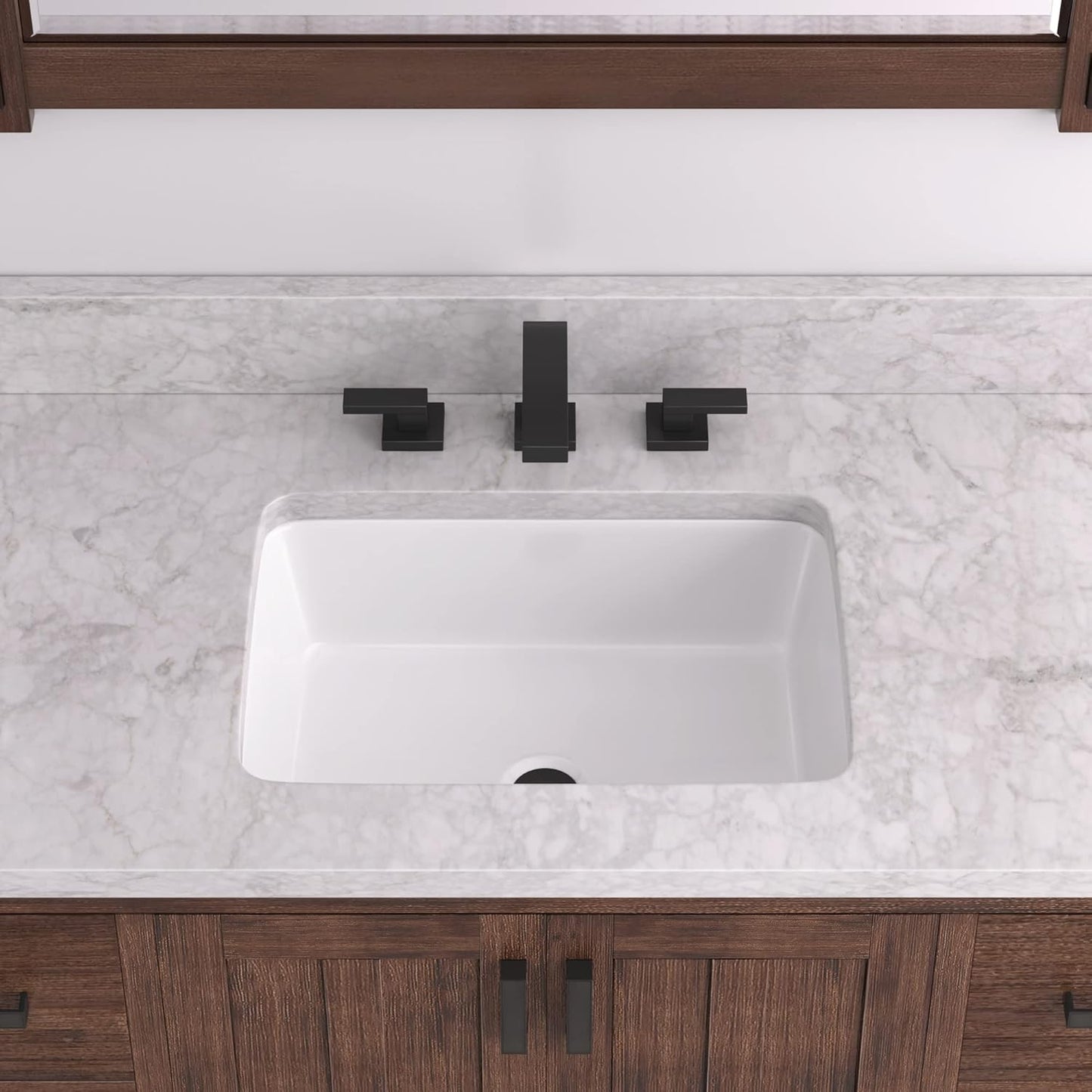 Signature Hardware 453258 Euric 20" Vitreous China Undermount Bathroom Sink