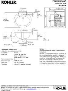 KOHLER Farmington 19X16 S-Rim Lav/8Cc