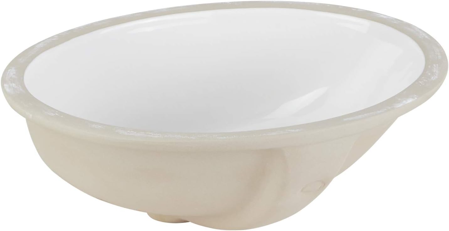 Signature Hardware 447953 Sarasota 15-1/2" Fireclay Vessel Bathroom Sink