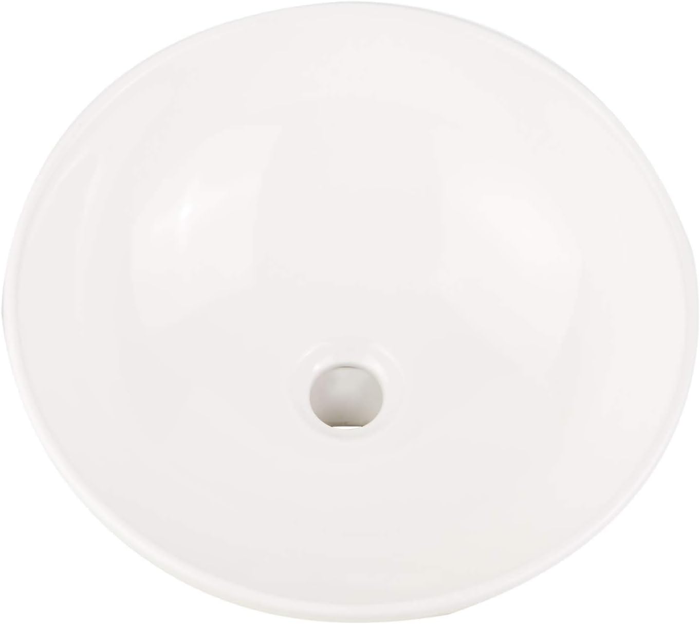 Signature Hardware 447953 Sarasota 15-1/2" Fireclay Vessel Bathroom Sink