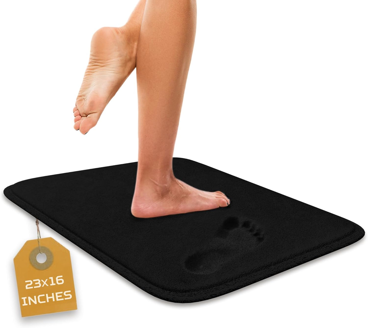 5-Piece Bathroom Rug Set - Memory Foam, Non-Slip, Machine Washable, Quick-Drying, Aqua Teal