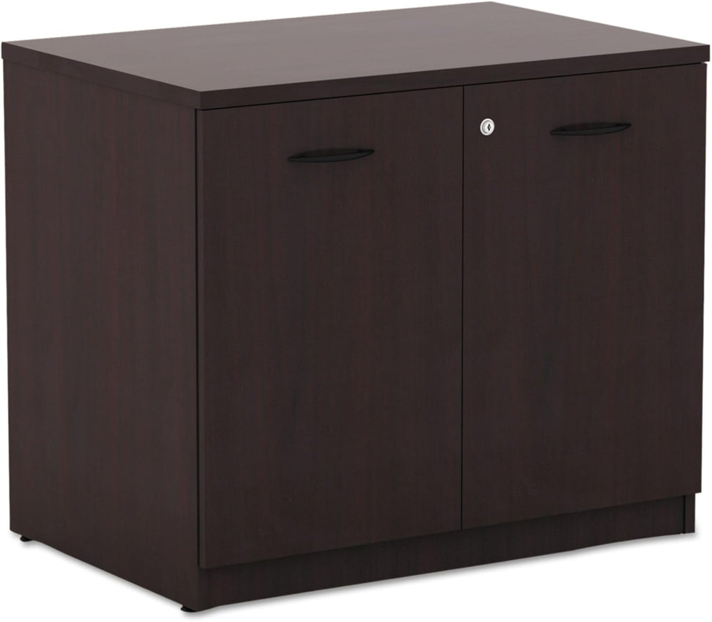 Alera Valencia Series 35 by 22 by 29-1/2-Inch Storage Cabinet with Adjustable Shelf, Mahogany