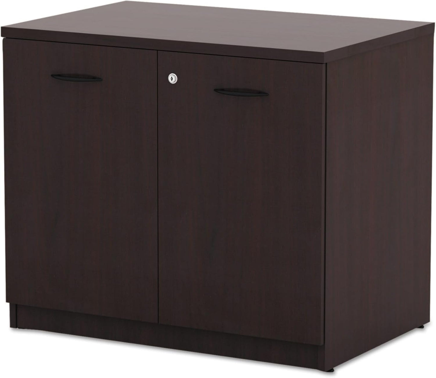 Alera Valencia Series 35 by 22 by 29-1/2-Inch Storage Cabinet with Adjustable Shelf, Mahogany
