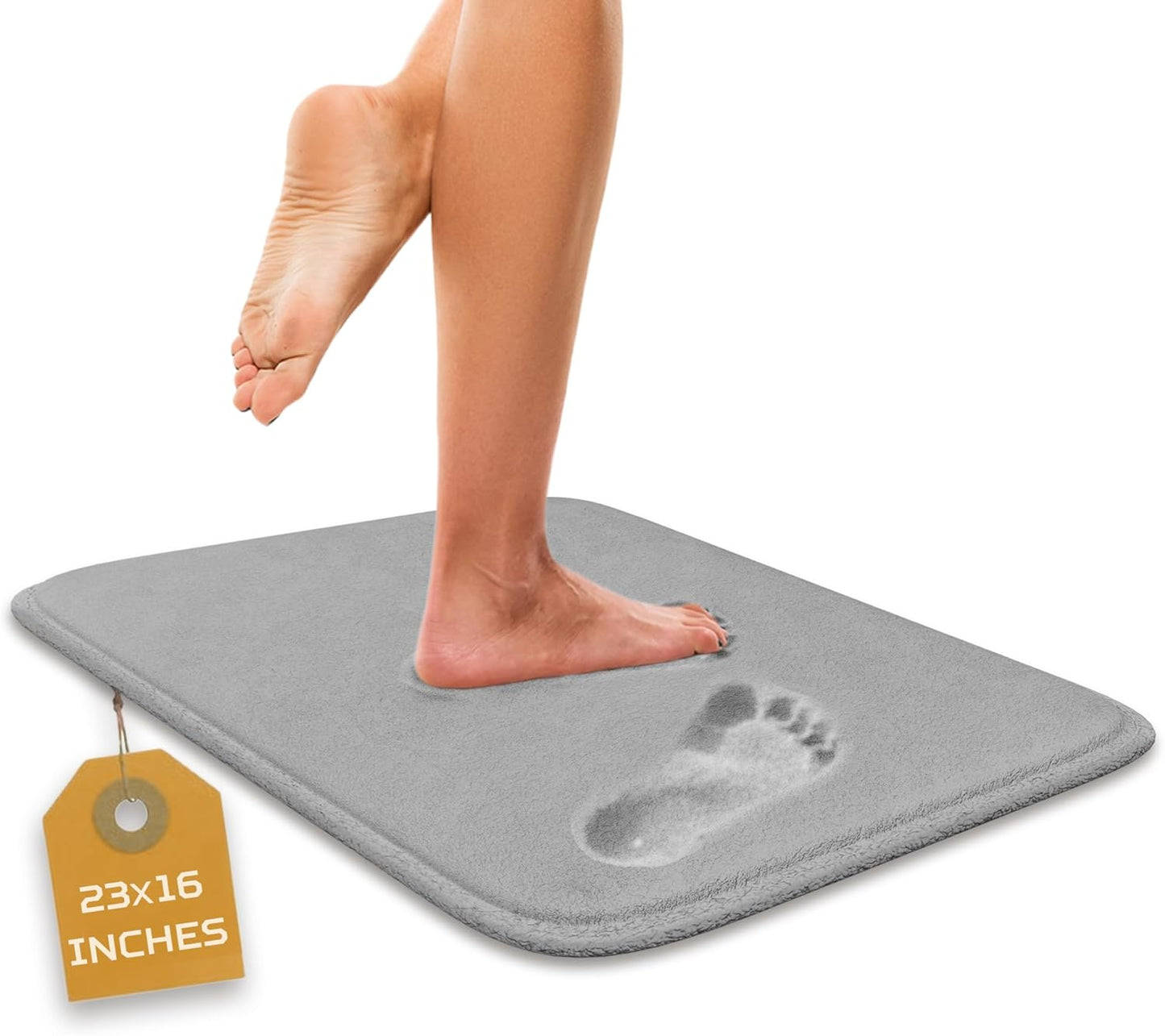 5-Piece Bathroom Rug Set - Memory Foam, Non-Slip, Machine Washable, Quick-Drying, Aqua Teal