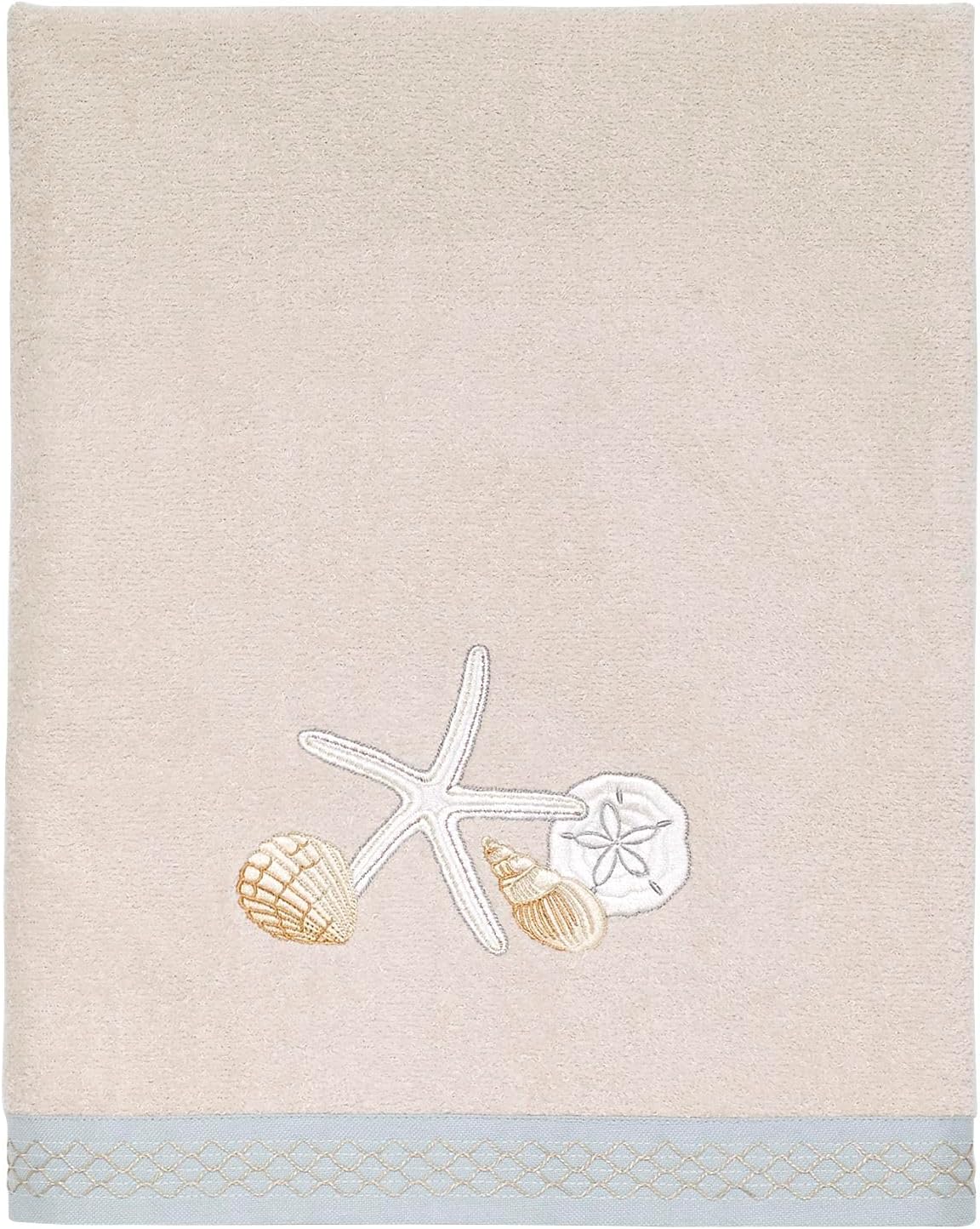 Avanti Linens - Bathroom Rug, Soft & Absorbent Bath Mat, Beach Inspired Bathroom Accessories (Seaglass Collection, 24" x 60")