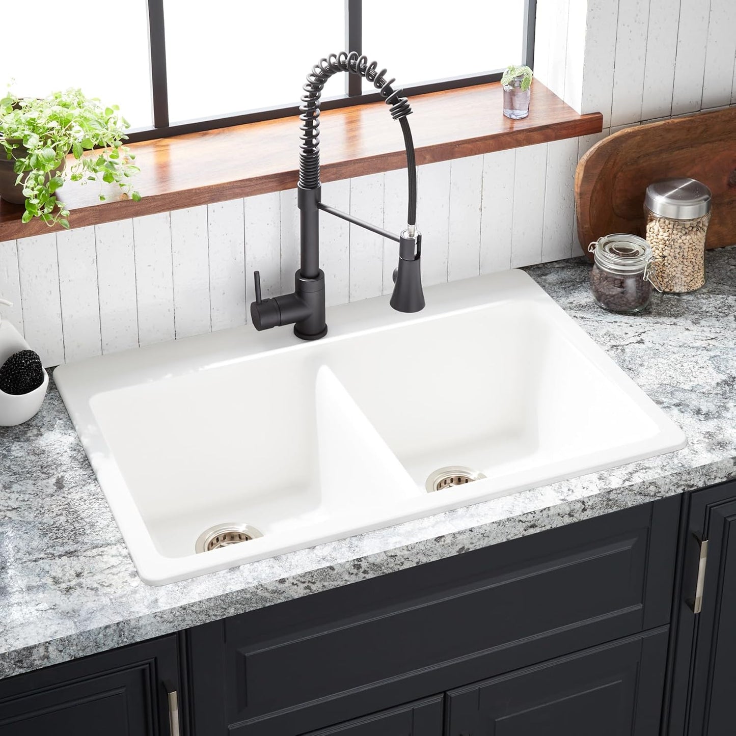 Signature Hardware 447953 Sarasota 15-1/2" Fireclay Vessel Bathroom Sink