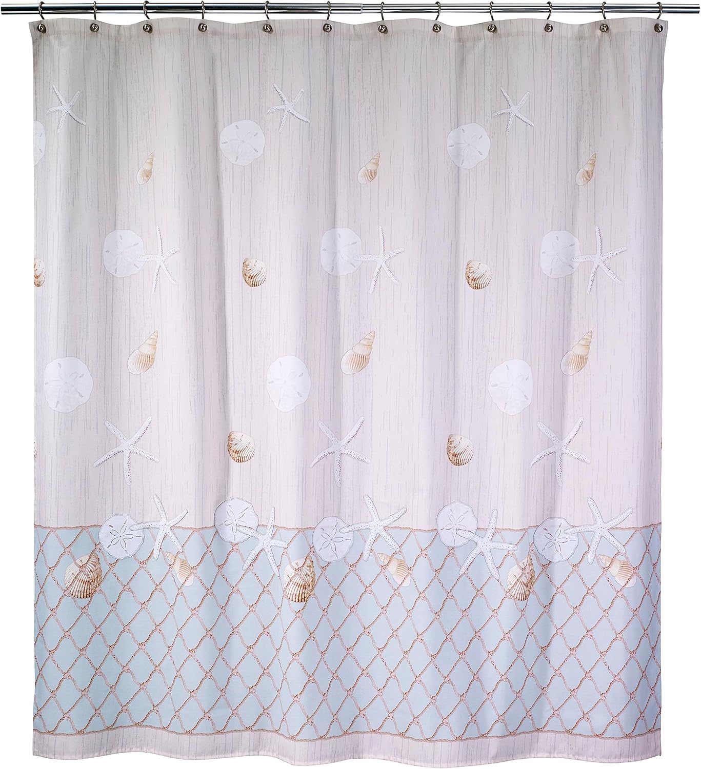 Avanti Linens - Bathroom Rug, Soft & Absorbent Bath Mat, Beach Inspired Bathroom Accessories (Seaglass Collection, 24" x 60")